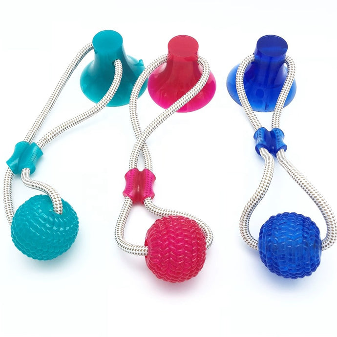 Suction cup dog toy
